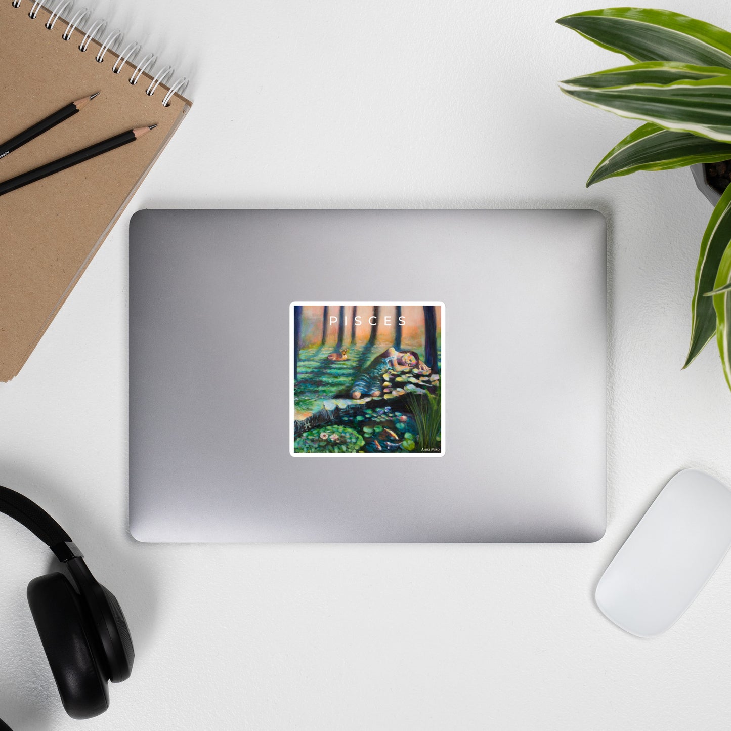 Pisces Zodiac Sticker Art Astrology Spiritual Gift