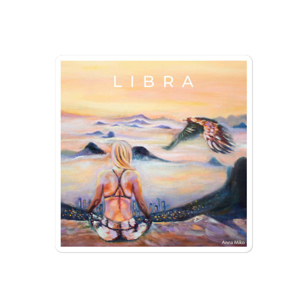 Libra Zodiac Sticker Art Astrology Spiritual Gift